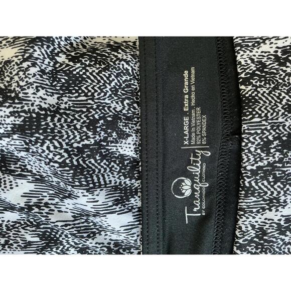 Tranquility Women's Black and White Patterned Skort Size XL - Picture 2 of 4